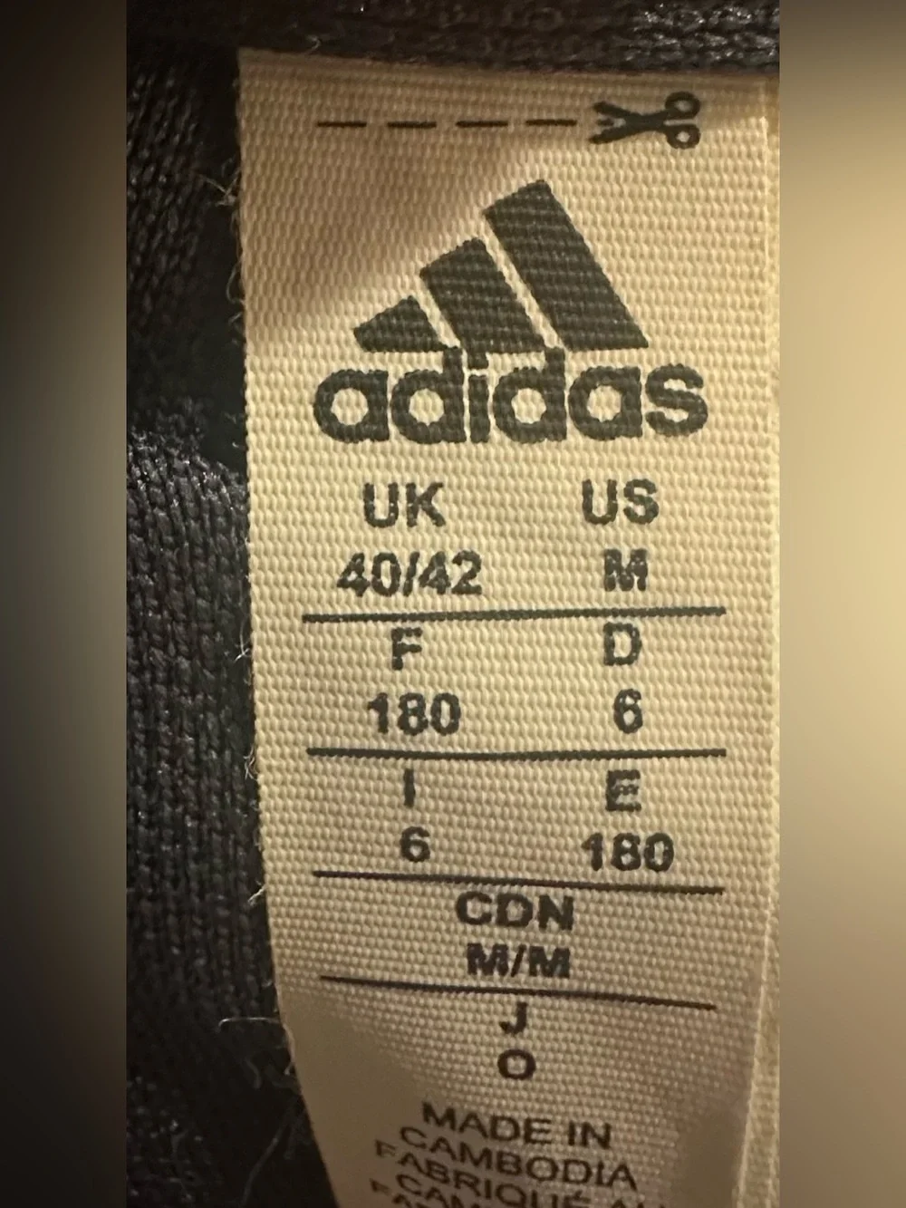 Adidas Navy blue track jacket